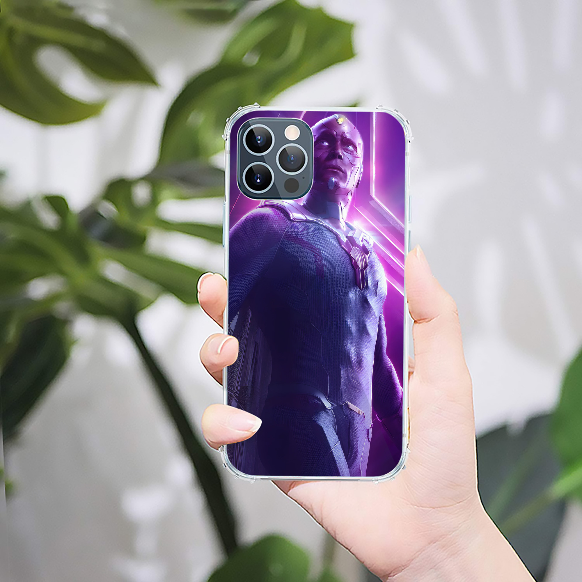 （画像用） アベンジャーズ The Avengers 【iPhone 12シリーズ対応】透明スマホケース（クリアソフトケース）